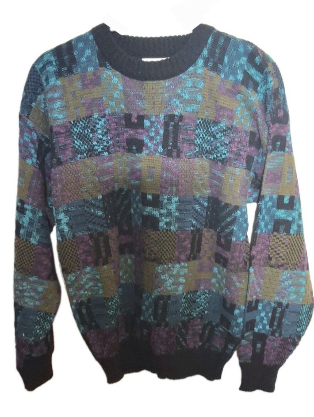 Vintage Chapel Hill Men's Small Sweater Coogi Style Knit Preppy 90s Dad Grandpa